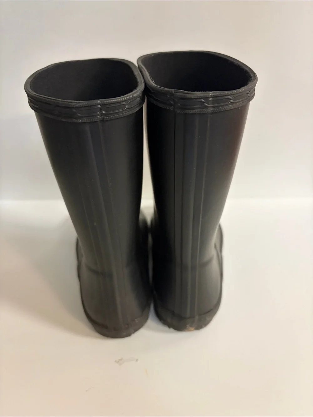 Hunter Kids Black Matte Rain Boots UK Size 12